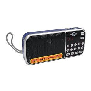 Blue Multifunctional Digital MP3 Pocket Speaker AM/FM Radio Bluetooth/USB/SD/AUX